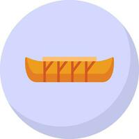 Eskimo kayak Vector Icon Design