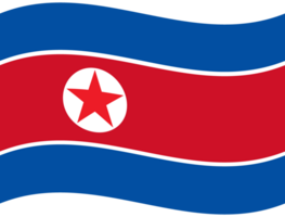 flagga av norr korea. norr korea flagga. norr korea flagga Vinka png