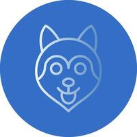 Husky Vector Icon Design