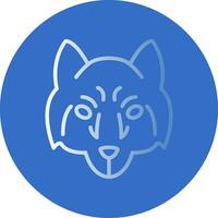 Arctic wolf Vector Icon Design