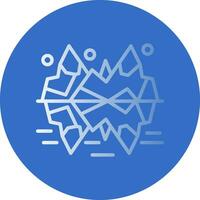 Ice formation Vector Icon Design