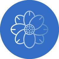 Arctic flower Vector Icon Design