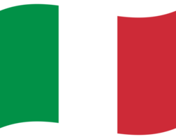 italiano bandera. bandera de Italia. Italia bandera ola png