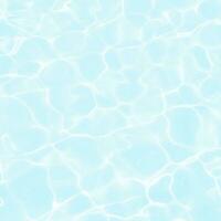 abstract blue swimming pool water background and sun light photo