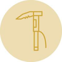 Ice axe Vector Icon Design