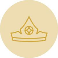 Aurora crown Vector Icon Design