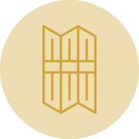 Folding Screen Vector Icon Design