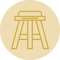 Stool Vector Icon Design