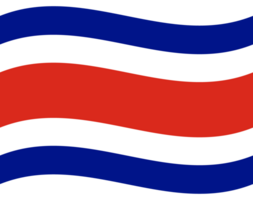 Costa Rica flag. Flag of Costa Rica. Costa Rica flag wave png