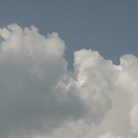 white clouds in the sky photo
