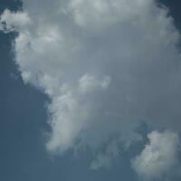 white clouds in the sky photo