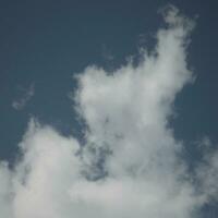 white clouds in the sky photo