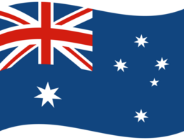 Flag of Australia. Australian flag. Australia flag wave png