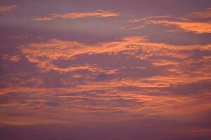 sunset in the mountains photo
