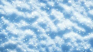 Fresh white snow texture top view. Perfection shining pure snowy background. Christmas clean backdrop. photo