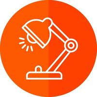 Desk Lamp Vector Icon Design