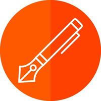 Ink Pen Vector Icon Design