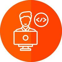 Programmer Vector Icon Design