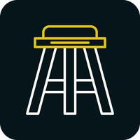 Stool Vector Icon Design