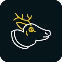 Reindeer Vector Icon Design