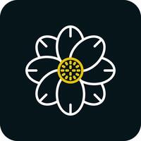 Arctic flower Vector Icon Design