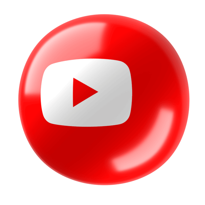 Youtube Logo 3d PNGs for Free Download