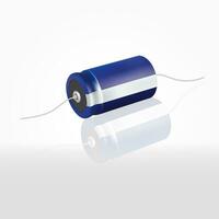 Chip capacitor icon. Isometric of chip capacitor vector icon for web design isolated on white background.