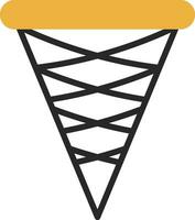 Ice cream cone Vector Icon Design