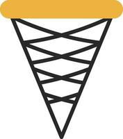 Ice cream cone Vector Icon Design