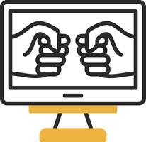 Fighting Game Vector Icon Design
