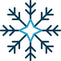 Snowflake Vector Icon Design