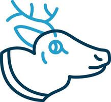 Reindeer Vector Icon Design