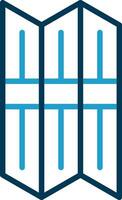 Folding Screen Vector Icon Design