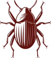 insecto Arte en negro y blanco ai generativo png