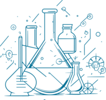 Chemistry Elements Artwork ai generative png