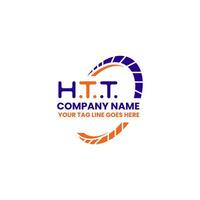 htt letra logo creativo diseño con vector gráfico, htt sencillo y moderno logo. htt lujoso alfabeto diseño