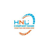 hnl letra logo creativo diseño con vector gráfico, hnl sencillo y moderno logo. hnl lujoso alfabeto diseño