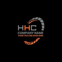 HHC letter logo creative design with vector graphic, HHC simple and modern logo. HHC luxurious alphabet design