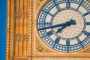 Big Ben and Westminster bridge in London photo