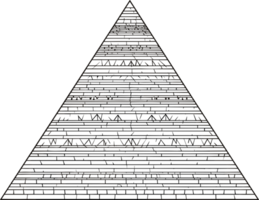 Egyptian pyramids  Famous old historical buildings ai generative png