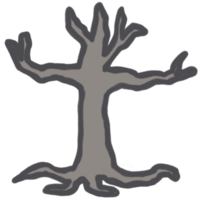 söt halloween element png