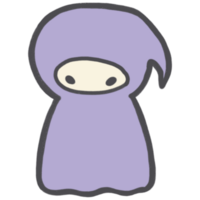 söt halloween element png