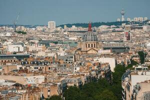 Paris Cityscape View from Eiffel Tower photo