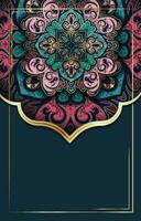 Luxury Abstract Mandala Flower Background vector