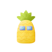 mignonne ananas aquarelle png