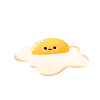 ilustração de ovo frito png