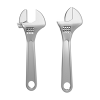 3D Rendering Adjustable Wrench png