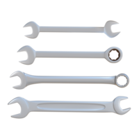 3D Rendering Different Types Of Wrenches png