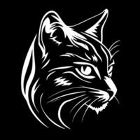 Wildcat, Minimalist and Simple Silhouette - Vector illustration