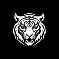 Tiger, Black and White Vector illustration